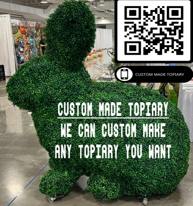 we can make any custom topiary you want